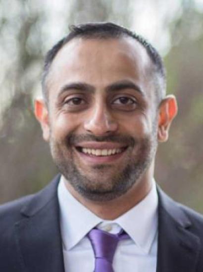 Photograph of Haidar Hadi, Curator for Middle East Collections