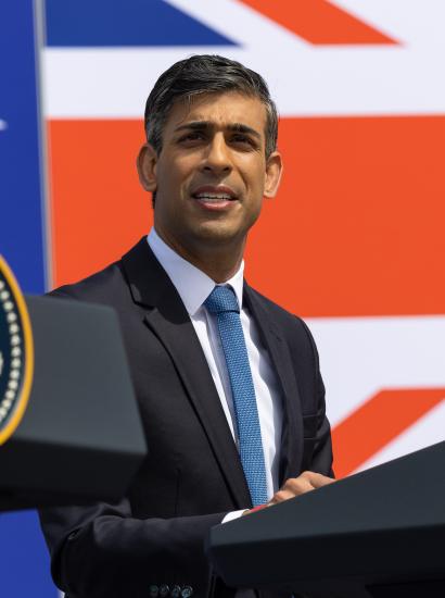 Rishi Sunak Podium