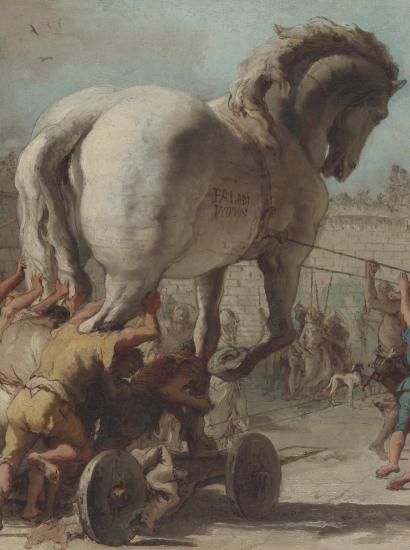 The Procession of the Trojan Horse in Troy