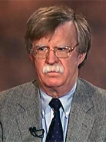 ohn Bolton served in the administrations of Ronald Reagan and George H. W. Bush in the departments of State and Justice.