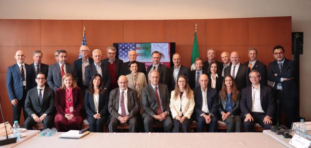 Participants at the Mexico-USA Prosperity and Security Conference are seen at the Instituto Tecnológico Autónomo de México (ITAM) on November 24, 2025.