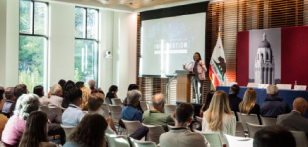 Participants at the Immigration Policy and Economics of Innovation conference on January 22, 2026. (Patrick Beaudouin)