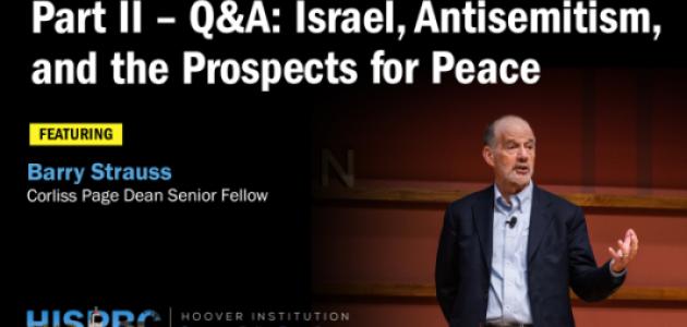 Q&A: Israel, Antisemitism, and the Prospects for Peace
