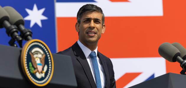 Rishi Sunak Podium