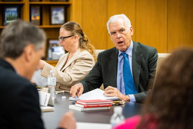 Philip K. Howard speaks at the Hoover Institution on May 16, 2024.