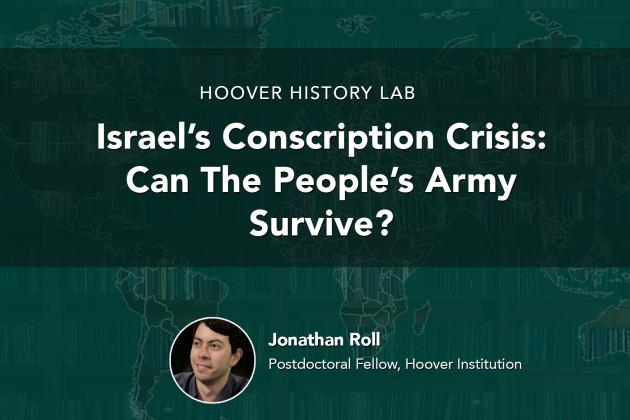 Israel’s Conscription Crisis | Jonathan Roll
