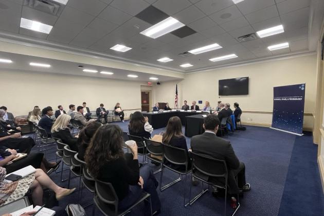 The Hoover Institution’s Bio-Strategies and Leadership team traveled to Washington, DC, for meetings on biotechnology policy priorities and a Capitol Hill roundtable on the measurement science needed to support US leadership in biology.