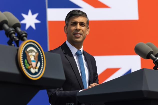 Rishi Sunak Podium