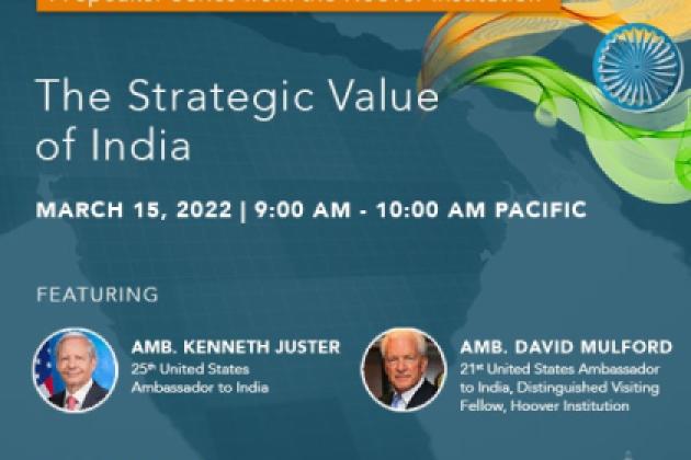 Image for The Strategic Value Of India