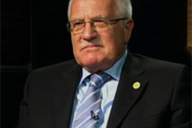 Czech Republic president Václav Klaus