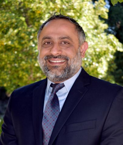 Photograph of Haidar Hadi, Curator for Middle East Collections