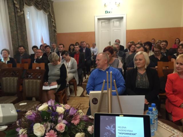The audience at the book launch of Helena Paderewska's memoirs
