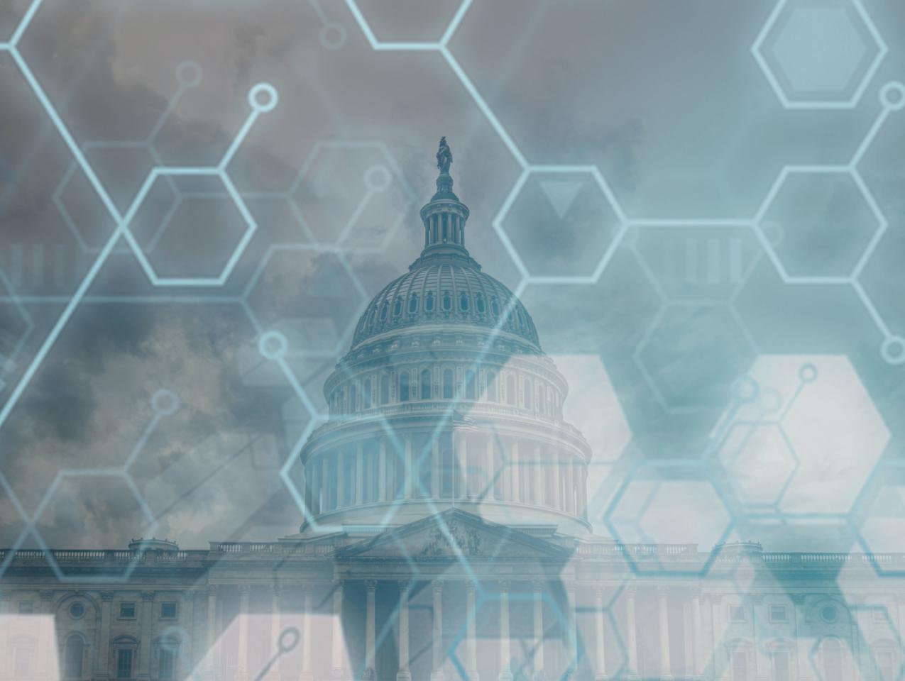 Gene therapy and crispr legislation and regulations - stock photo