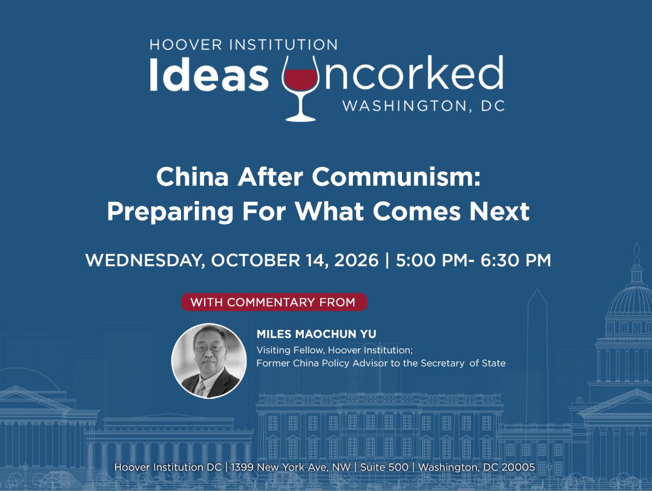 Ideas Uncorked | China After Communism: Preparing for What Comes Next