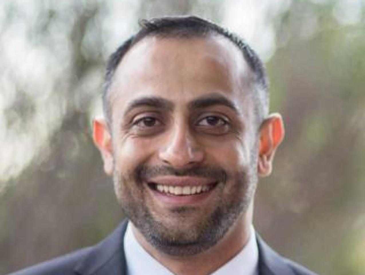 Photograph of Haidar Hadi, Curator for Middle East Collections