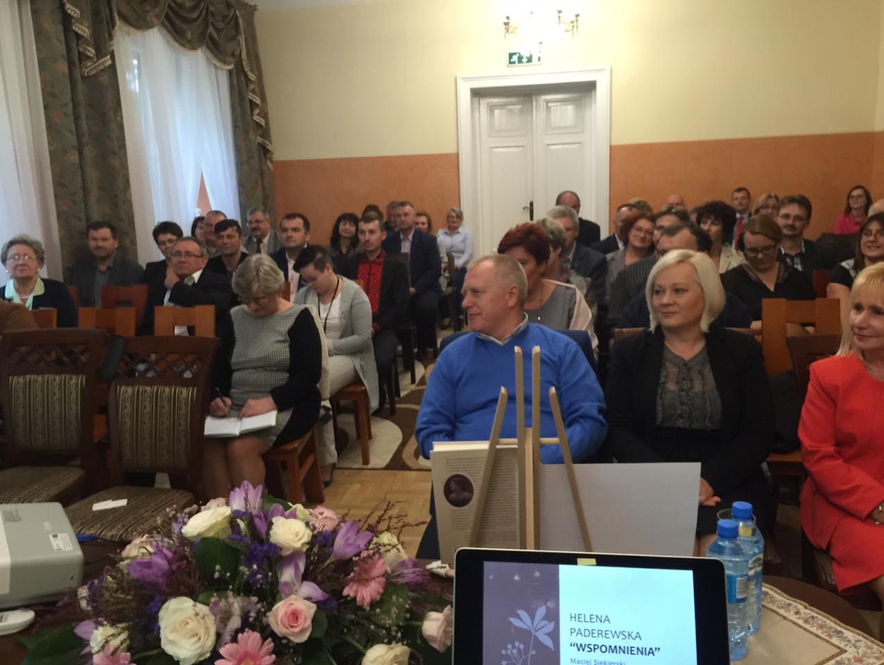 The audience at the book launch of Helena Paderewska's memoirs