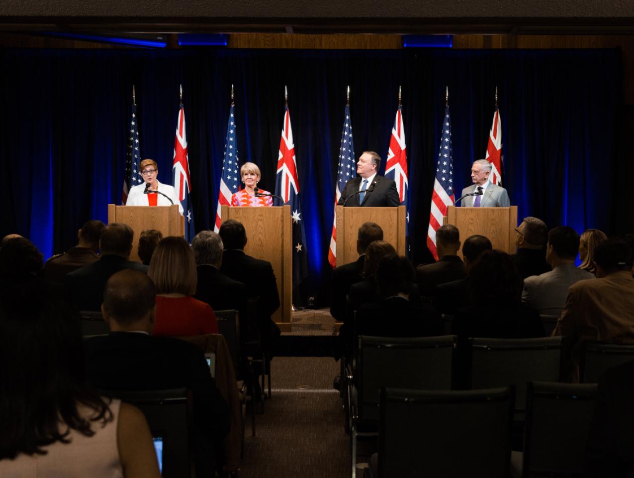 Image for Secretary Pompeo And Secretary Mattis Host AUSMIN At The Hoover Institution
