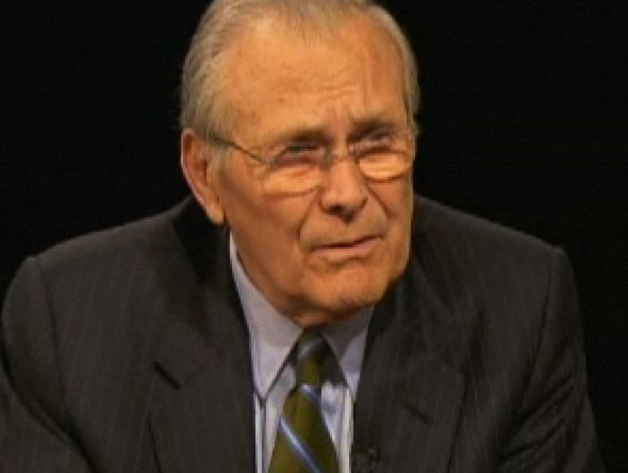 At war with Donald Rumsfeld