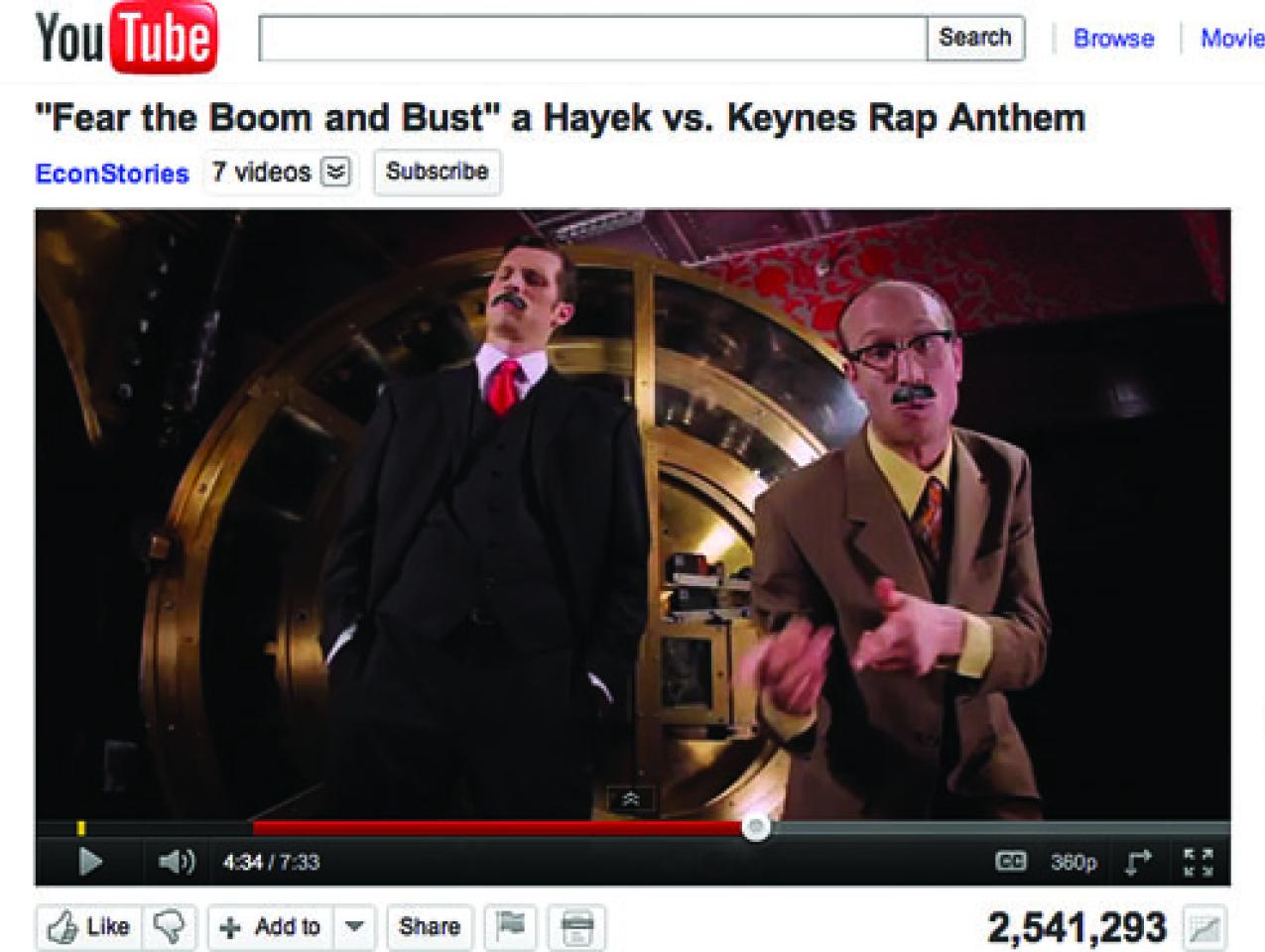 "Fear the Boom and Bust" video clip