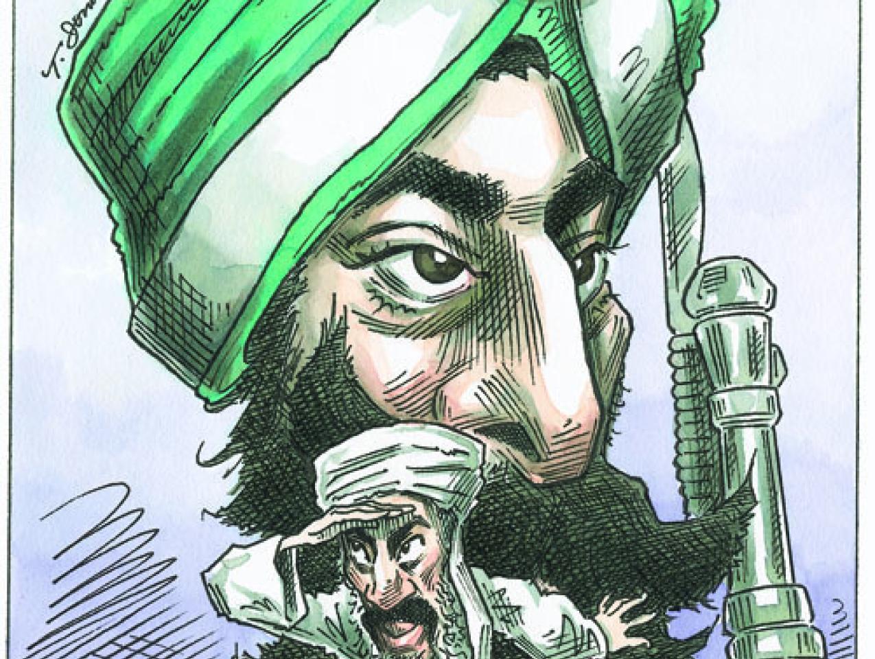 Khalid Sheik Muhammad cartoon 