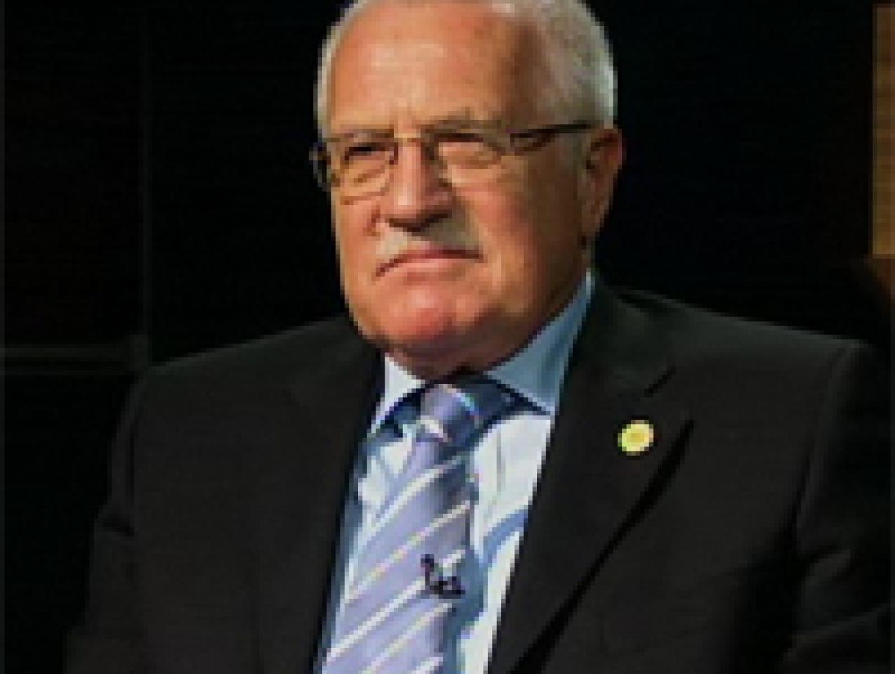 Czech Republic president Václav Klaus