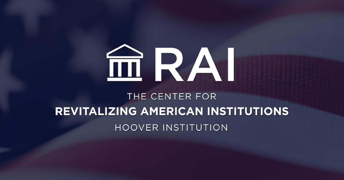 Matters of Policy & Politics | Revitalizing American Institutions