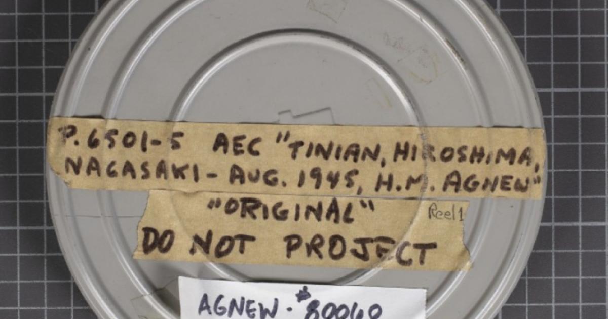 Agnew Footage of Hiroshima and Nagasaki Reformatted 