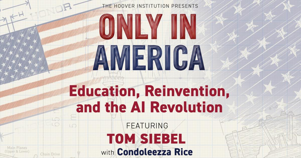 Tom Siebel on Education, Reinvention, and the AI Revolution; Only In America