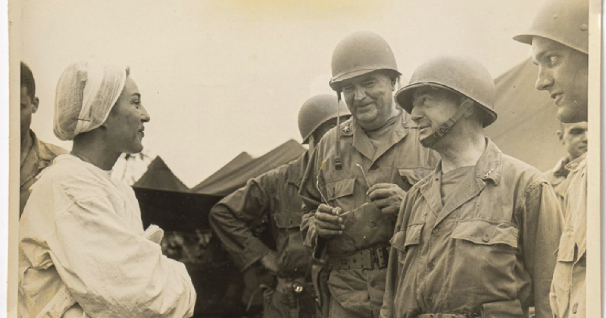 General Richardson and Army Nurse