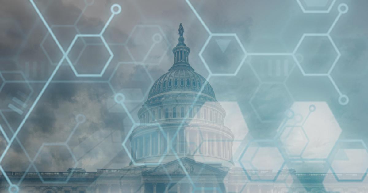 Gene therapy and crispr legislation and regulations - stock photo