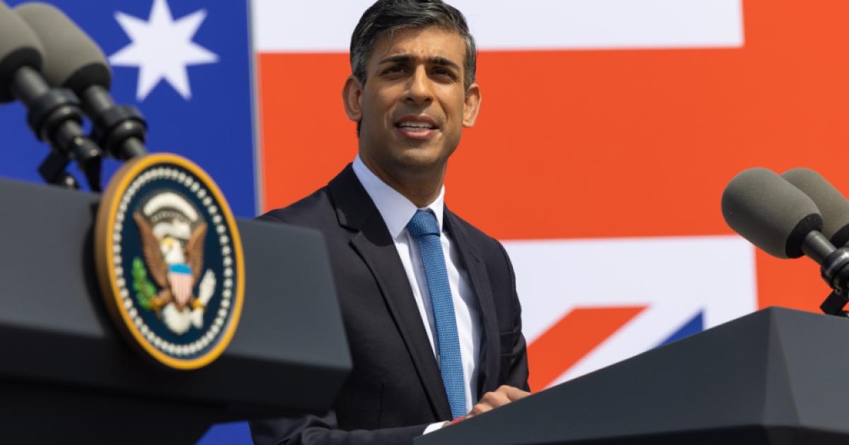Rishi Sunak Podium