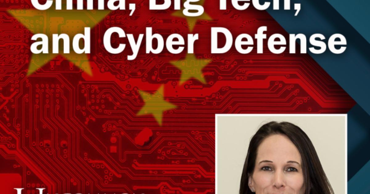 China, Big Tech, And Cyber Defense: The World According To Zegart