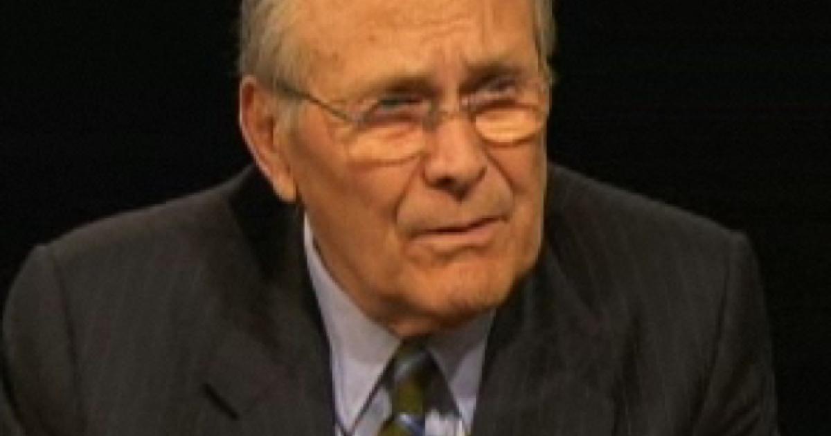 At war with Donald Rumsfeld