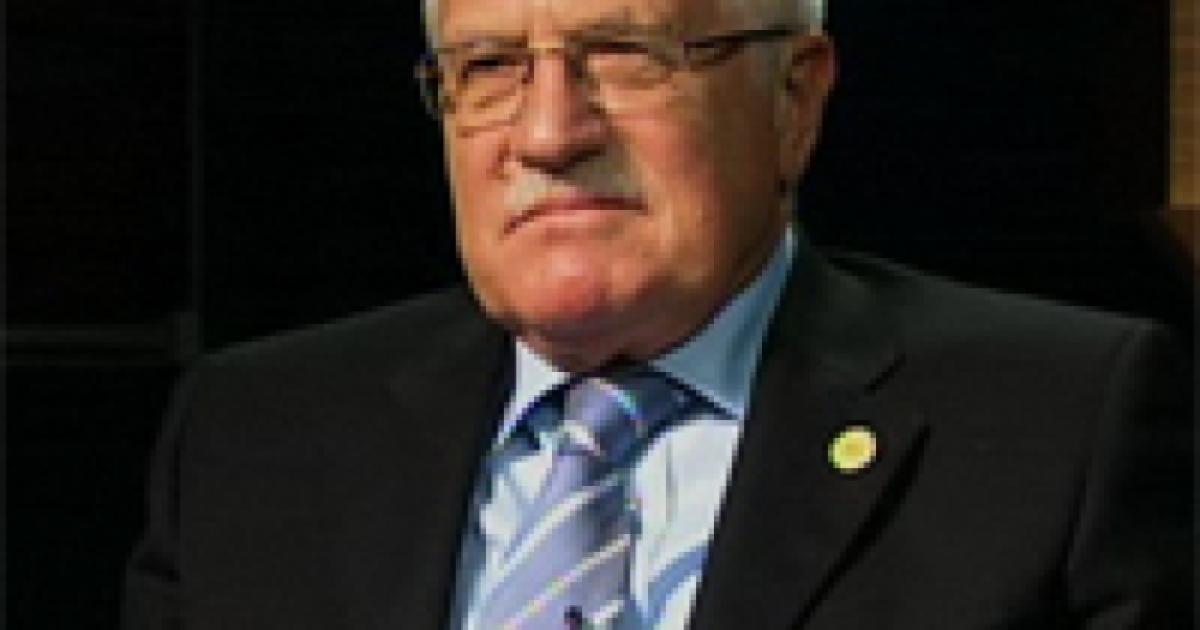 Czech Republic president Václav Klaus