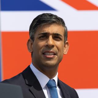 Rishi Sunak Podium