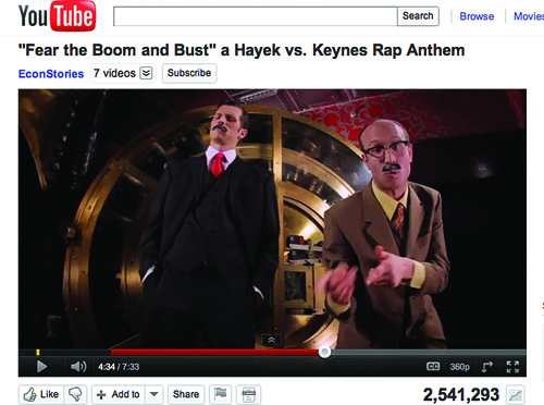 "Fear the Boom and Bust" video clip